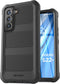 ENCASED Falcon Designed for Samsung Galaxy S22 Plus, Protective Full Body Phone Case for Samsung S22+ (Black)...