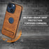 Leather case for iPhone 15 Plus Case, Thin Flexible Soft Grip Luxury Cover, Protective Slim with Kickstand Shockproof Phone Cases Compatible with ...