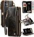 Defencase Compatible with iPhone 11 Case Wallet with RFID Blocking Card Holder for Women and Men, Fashion PU Leather Magnetic Snap Flip Zipper Str...