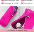 KUSSHI Neoprene Mini Makeup Pouch for Purse and Travel - Small Travel Pouch for Delicate Bottles and Beauty Items - For Foundations, Serums, Perfu...