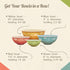 Melamine Bowls with Lids - 4 BPA Free Nesting Bowls with (New and Imporved) Lids Set for Indoor & Outdoor Dining - Sturdy, Lightweight, & Top Shel...