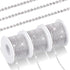 3 Rolls Total 33 Yards 2 MM Crystal Rhinestone Close Chain Trim Crystal Claw Cup Chain Sew on Trim for Sewing Crafts DIY Decoration Jewelry Weddin...