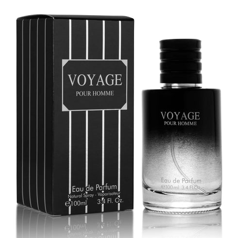 Voyage for Men Eau De Parfum - Sophisticated Male Fragrance Composition of bergamot, Pepper, Lavender, Star Anise & Nutmeg - Base of Peppery & Van...