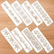 Prasacco 8 Pieces Flower Border Stencils Ornate Mandala Stencils Reusable DIY Craft Stencils Floral Edge Templates for Painting on Wood Canvas Pap...