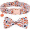 Faygarsle Bow Tie Halloween Fall Dog Collar for Small Medium Large Dogs Fashionable Cute Collars for Male Female Dog Cotton Collar with Metal Buck...