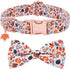 Faygarsle Bow Tie Halloween Fall Dog Collar for Small Medium Large Dogs Fashionable Cute Collars for Male Female Dog Cotton Collar with Metal Buck...