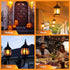 Upgraded LED Flame Light Bulbs, 4-Mode Flickering Light Bulbs with Upside Down Effect, E26 27 Fire Light Bulb for Porch Party Patio Home Halloween...