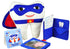 Tickle & Main 3-Piece Superhero Tooth Fairy Pillow for Boys & Girls Ages 5-10 with Pocket, Notepad & Photo Keepsake Pouch Kit...