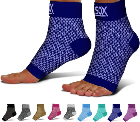 SB SOX Ankle Compression Sleeve - Plantar Fasciitis Compression Socks - Best Arch Support for All Day Wear - Relief for Heel Pain and Night Splint...