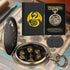 Mini DND Dice Set Steampunk Hollow Bard Pocket Watch Shell Case, 7pcs Tiny Polyhedral Metal D&D Dice Set, Dungeons and Dragons Gifts with Gift Box...