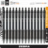 Zebra Premium Gel Pens - Retractable Gel Ink Pens - Medium Point 0.7mm Sarasa Dry X20-14 Pack of Black Ink Pen Gel (14 Pens)...
