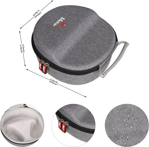 Mchoi Hard Carrying Case Fits for Logitech Zone Vibe 100/125 Wireless Headphones, Waterproof Grey Headphones Travel Protective Case, Case Only...