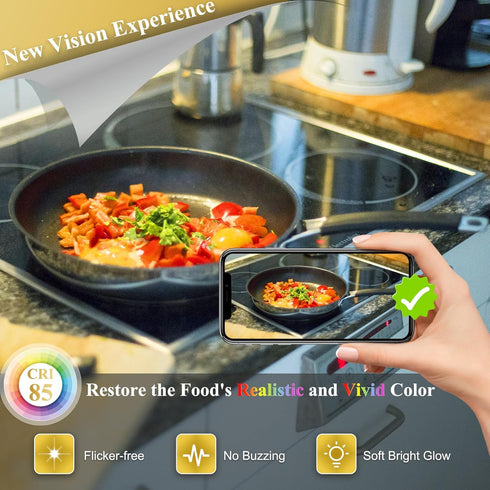 DiCUNO E17 LED Bulb Dimmable, Microwave Oven Bulbs, Daylight White 5000K, 3W (40W Incandescent Replacement) 400LM 120V E17 Intermediate Base Light...