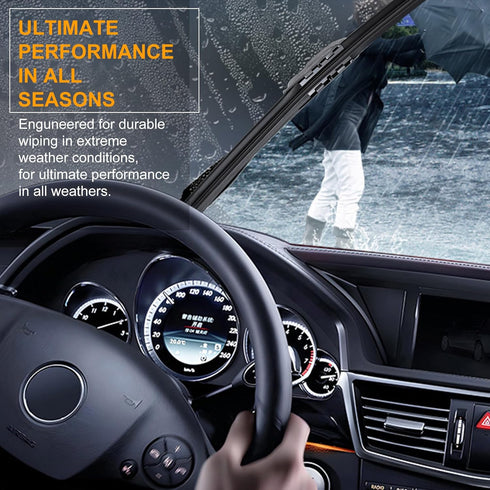 Wiper Blades, 22" and 21" Windshield Wipers (Pack Of 2), Automotive Replacement Windshield Wiper Blades That Meet Or Exceed OEM Quality And Durabi...