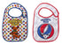 daphyls Grateful Dead Baby Bibs 2-Pack Extra Soft, Officially Licensed, Easy Side Closure, Large Size Fits Infant Toddler and Baby...