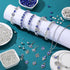 1450 Pcs Evil Eye Beads Set Eye Rhinestone Beads Kits Includes 200 Evil Eye Beads 20 Hand Evil Eye Charms 180 Rondelle Spacer Beads 800 4 mm and 2...