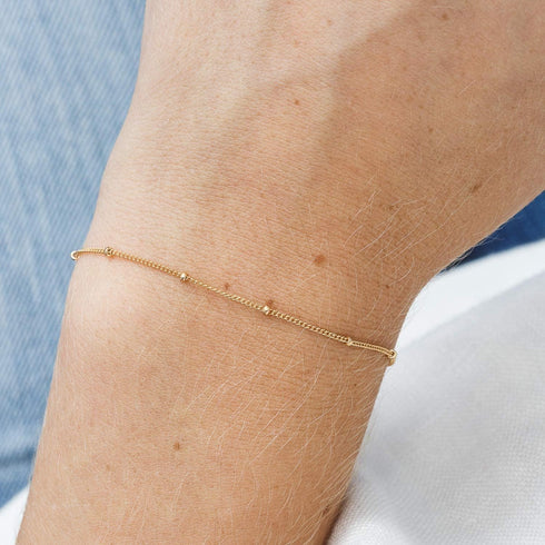 Womens Dainty Gold Chain Bracelet,Simple Layered Chain Bracelets,Beaded Turquoise Bracelet,Charm Crystal Bar,Heart,Karma,Triangle,Pearl Bracelets ...