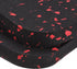 uxcell Treadmill Mat-3.9"x3.9" Exercise Equipment Mat for Floor Protection Sound Reduction, Black Red 4Pcs...