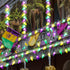 Solar Strawberry String Lights for Halloween Christmas Mardi Gras Decorations, 50 LED C6 8 Modes Solar Christmas Lights for Outdoor Mardi Gras Chr...
