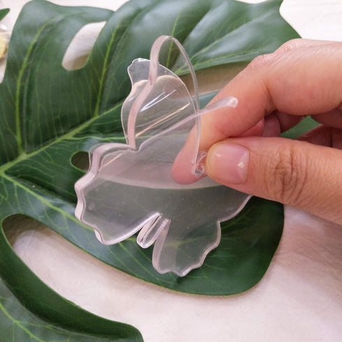 RUIXUAN 15PCS Of Blank Clear Acrylic Butterfly Key Chains Easter Party Gift Laser Cut (2.5")...