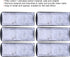 Fish Tank Filter Cartridge, 6Pcs Aquarium Filter Cotton Replacement, Wall Mounted Filter Accessory Cartridge Carbon Supplies...