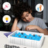 Magnetic Chess Game Set with Stones, Kluster Magnetic Rocks Board Games for Adults Kids 6-8-12 with Strings, Strategy Magnet Chess Board Table Gam...