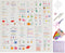 Bonroy Beginners Stitch Practice Kit, 82 Different Stitches, Stitch Sampler Kit for Craft Lover,Printed embroidery design patterns, Full Range Acc...
