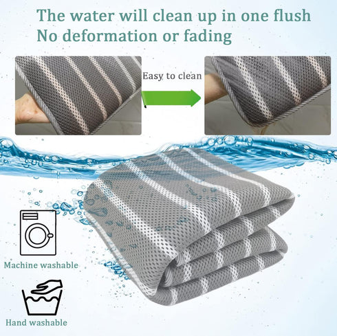 Breathable mesh Dog Crate mat with Anti-Slip Bottom,3D air mesh Pet Crate pad,Breathable non-stuffy dog sleeping mat bed,pet mat, Machine Washable...