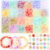 480pcs 8mm Glass Beads for Jewelry Making Bracelet Kit with 24 Colors Candy Style Perfect Beading Supplies for Bracelet Making and DIY Jewelry...