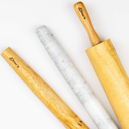French Rolling Pin – 18 Inch Wooden Dough Roller for Baking Pizza, Pie Crust, Cookies & Pasta | Essential Kitchen Tool & Gift for Bakers, Chefs & ...