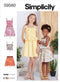 Simplicity Children's Dress, Top and Skirt Sewing Pattern Kit, Code S9560, Sizes 7-8-10-12-14, Multicolor...