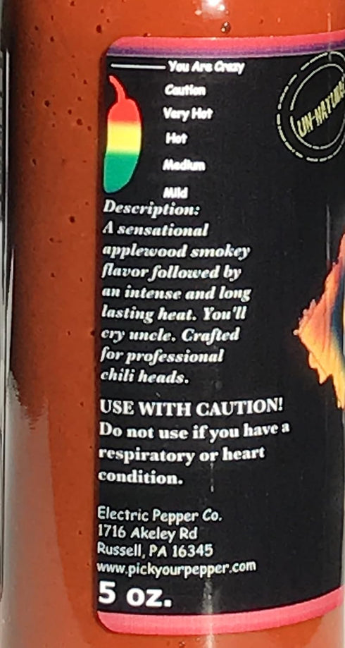 Ghost Pepper Hot Sauce Wicked Tickle XXX Chipotle Extra Hot World's Hottest Hot Sauce Gift Wax Sealed Wings...