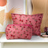 2 Pieces Red Rose Makeup Bag Large Cosmetic Bag Capacity Canvas Travel Toiletry Bag Organizer Cute Makeup Brushes Aesthetic Accessories Storage Ba...