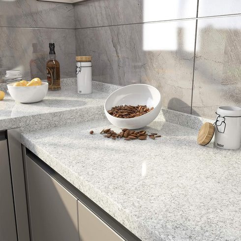 LACHEERY Faux Granite Contact Paper for Countertops Waterproof Self Adhesive Granite Wallpaper for Kitchen Counter Contact Paper Peel and Stick Co...