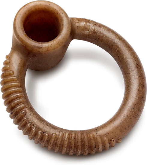 Benebone Ring Durable Dog Chew Toy for Aggressive Chewers, Real Bacon, Made in USA, Small...