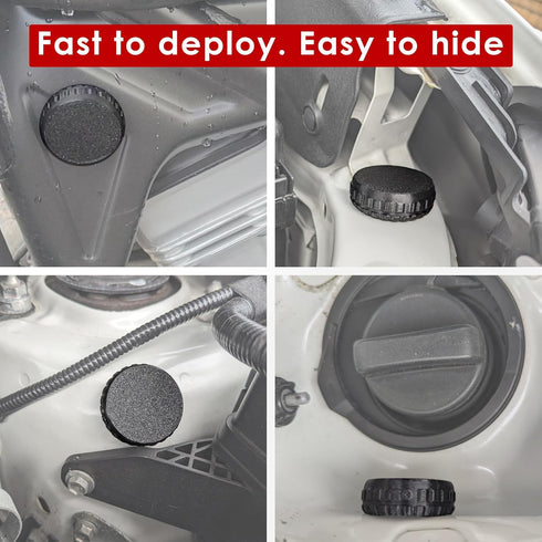 Ultra Strong Case Compatible with Apple AirTag Waterproof, Vibration & Shock Proof, Secure Attach for Hidden Tracking of Car, Bike, Truck, Motorcy...