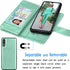 Galaxy A50 Case, Galaxy A30S / A50S / A50 Wallet Case, Luxury Cash Credit Card Slots Holder Carrying Folio Flip PU Leather Cover [Detachable Magne...
