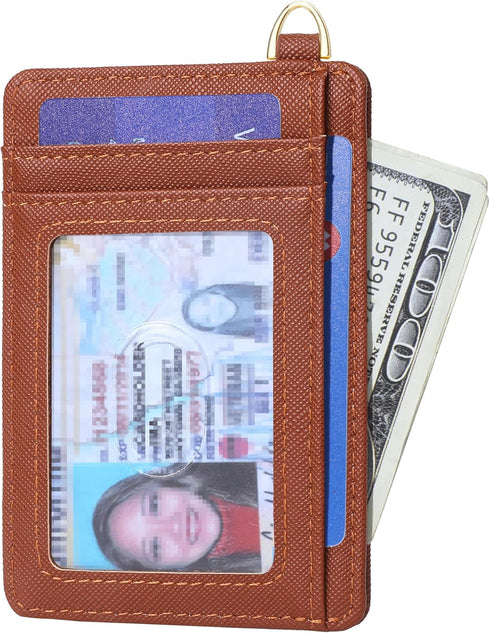 FEITH&FELLY Slim Minimalist Front Pocket Wallet RFID Blocking Credit Card Holder for Men & Women...
