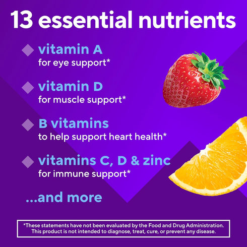Vitafusion Men's 50+ Daily Multivitamin, Gummy Vitamins, 120 Ct...