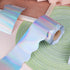 65 Feet Iridescent Bulletin Board Borders, Holographic Scalloped Bulletin Board Trims, Classroom Bulletin Board Decorations for Iridescent Birthda...