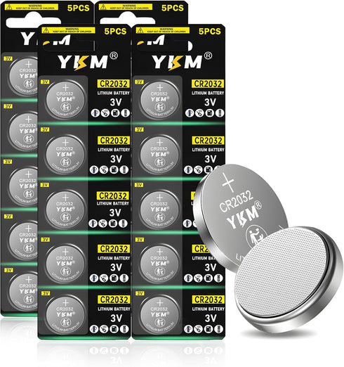 20 Pack 3V Lithium CR2032 Battery for Airtag Candles Tea Light Car Remote Key Fob Watch Ring Sensor CR 2032 3 Volt Button Battery...