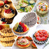 Webake 4 Inch Mini Tart Pan Set of 6, Non-Stick Small Tart Mold Quiche Pans with Removable Bottom Mini Tart Tins...