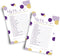 Purple and Gold Baby Shower Games - Word Scramble Game for Girls or Boys - Fun Gender Reveal Activity with Prizes - Prince or Princess Theme - 25 ...