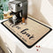 Coffee Mat Coffee Bar Mat Hide Stain Absorbent Drying Mat with Waterproof Rubber Backing Fit Under Coffee Maker Coffee Machine Coffee Pot...