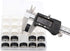 Simthread 25pcs Black Prewound Bobbin Thread Size A Class 15 (SA156) 60WT with Clear Storage Plastic Case Box 70D/2 for Brother Embroidery Thread ...