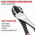 WORKPRO 8 Inch High Leverage Diagonal Pliers, Wire Cutters Heavy Duty in CRV Steel, Diagonal Cutters for Cutting Wires...