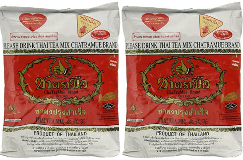 Number-One ChaTraMue Original Thai Iced Tea Mix 400g Bag, Pack of 2...