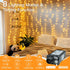 150 LED Christmas String Lights 49 FT, 8 Modes Plug in Waterproof Fairy Lights with Timer, Warm White Christmas Lights for Bedroom Party Wedding I...