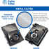 Fette Filter - Vacuum Filter Compatible with Rainbow R12179, R12647B, R10520, E2 Black, E2 Silver, E2 Gold Washable Filters - Pack of 1...