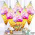 KatchOn, Ice Cream Balloons - Big 37 Inch, Pack of 6 | Ice Cream Party Decoration | Icecream Cone Balloons for Birthday Party Decorations | Summer...